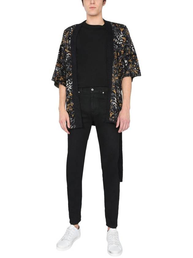 Saint Laurent Jacquard Knit Kimono 644663YAWU21026 B0040170085