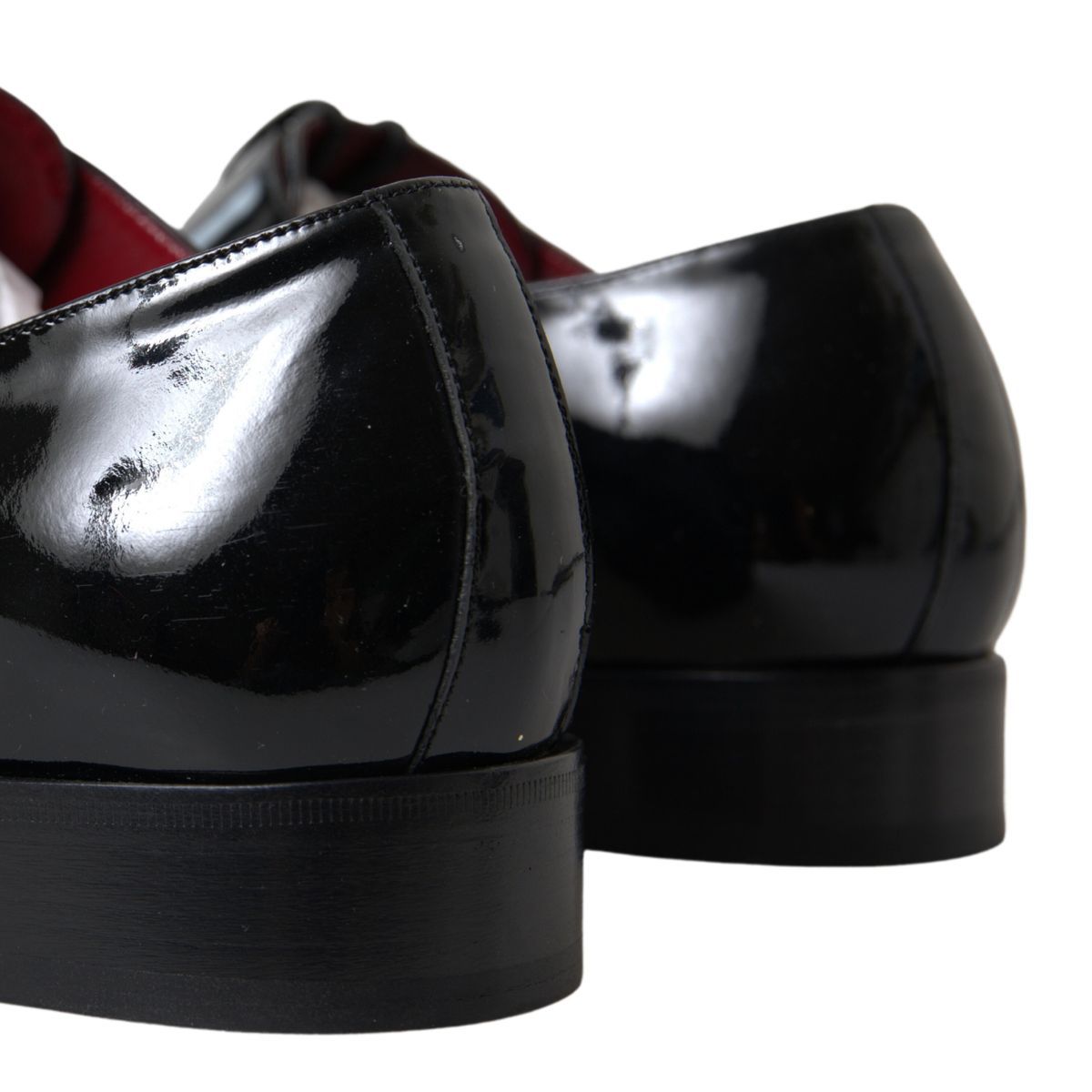 Dolce & Gabbana Black Patent Leather Formal Men's Shoes