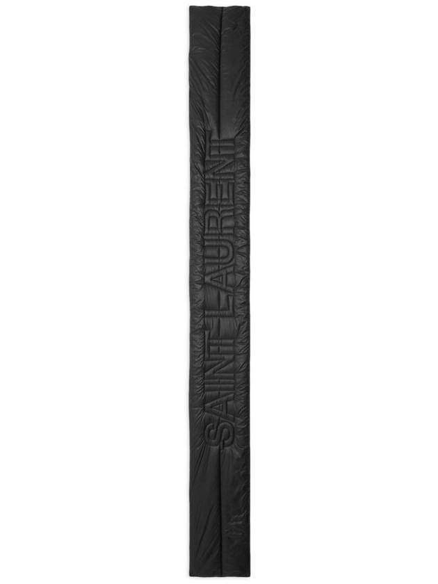 Saint Laurent Muffler Scarf 7579543YO01 1000 BLACK