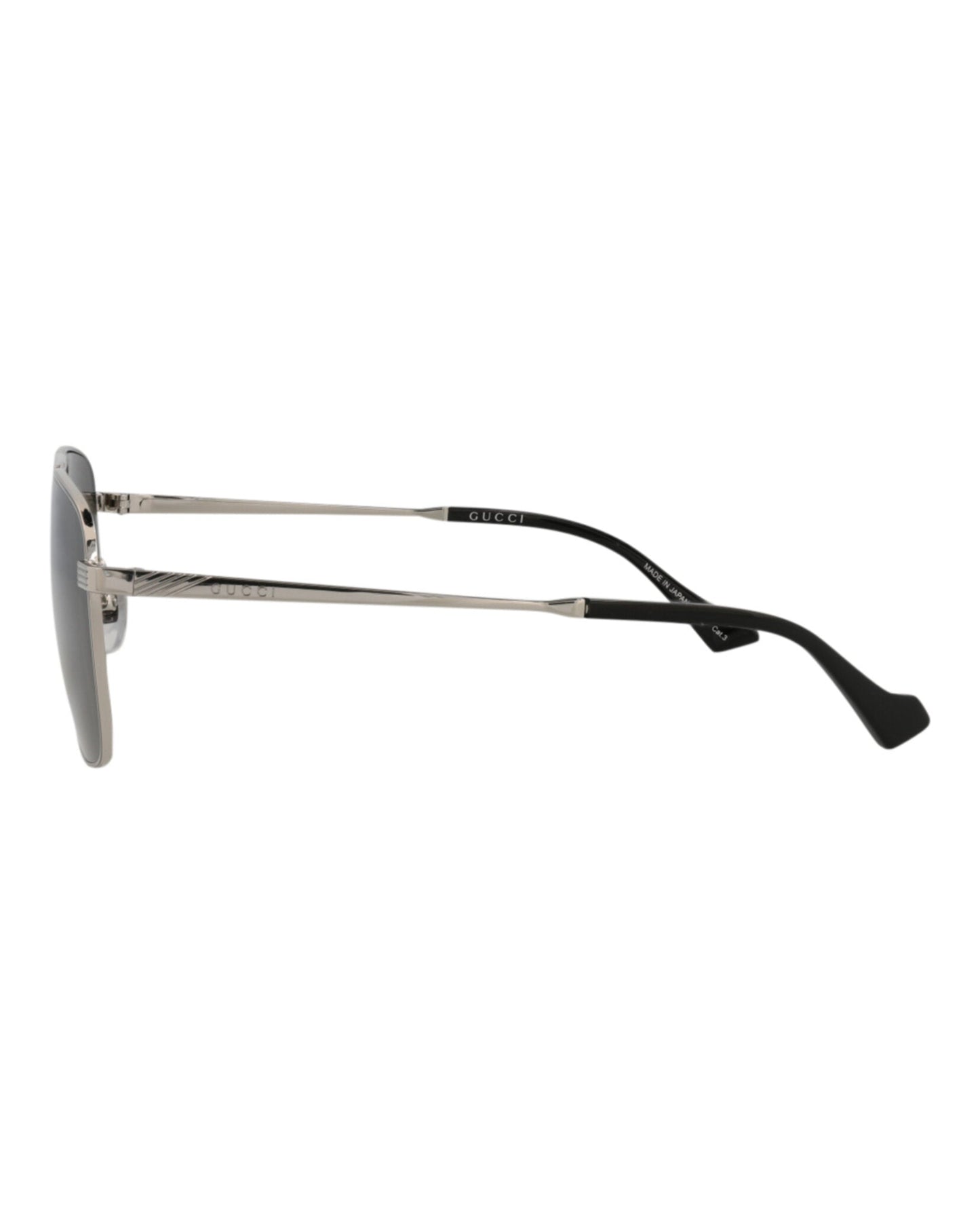 Aviator-Frame Metal Sunglasses