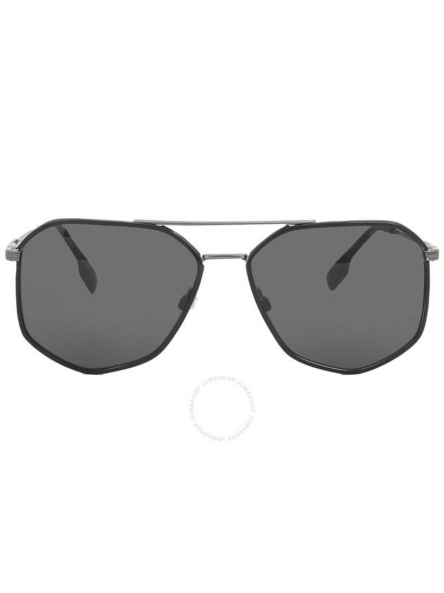 Burberry Burberry Ozwald Dark Grey Geometric Men's Sunglasses BE3139 114487 58