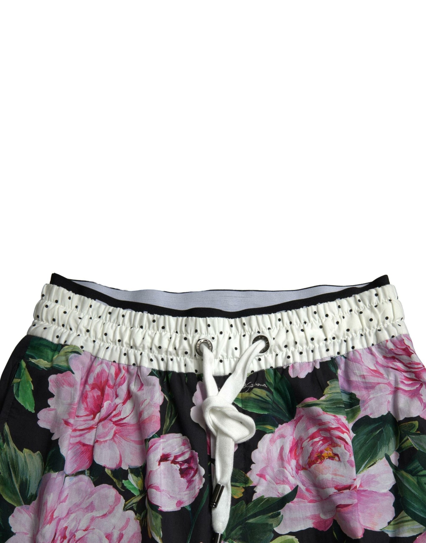 Dolce & Gabbana Multicolor Peony Joggers Cotton Men Men's Pants