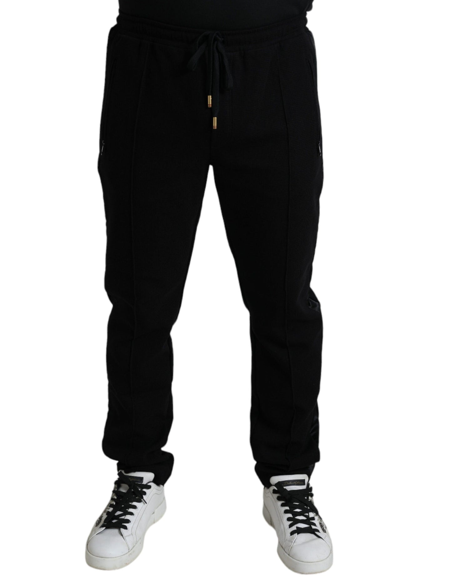 Dolce & Gabbana Black Cotton Skinny Jogger SweatMen's Men's Pants