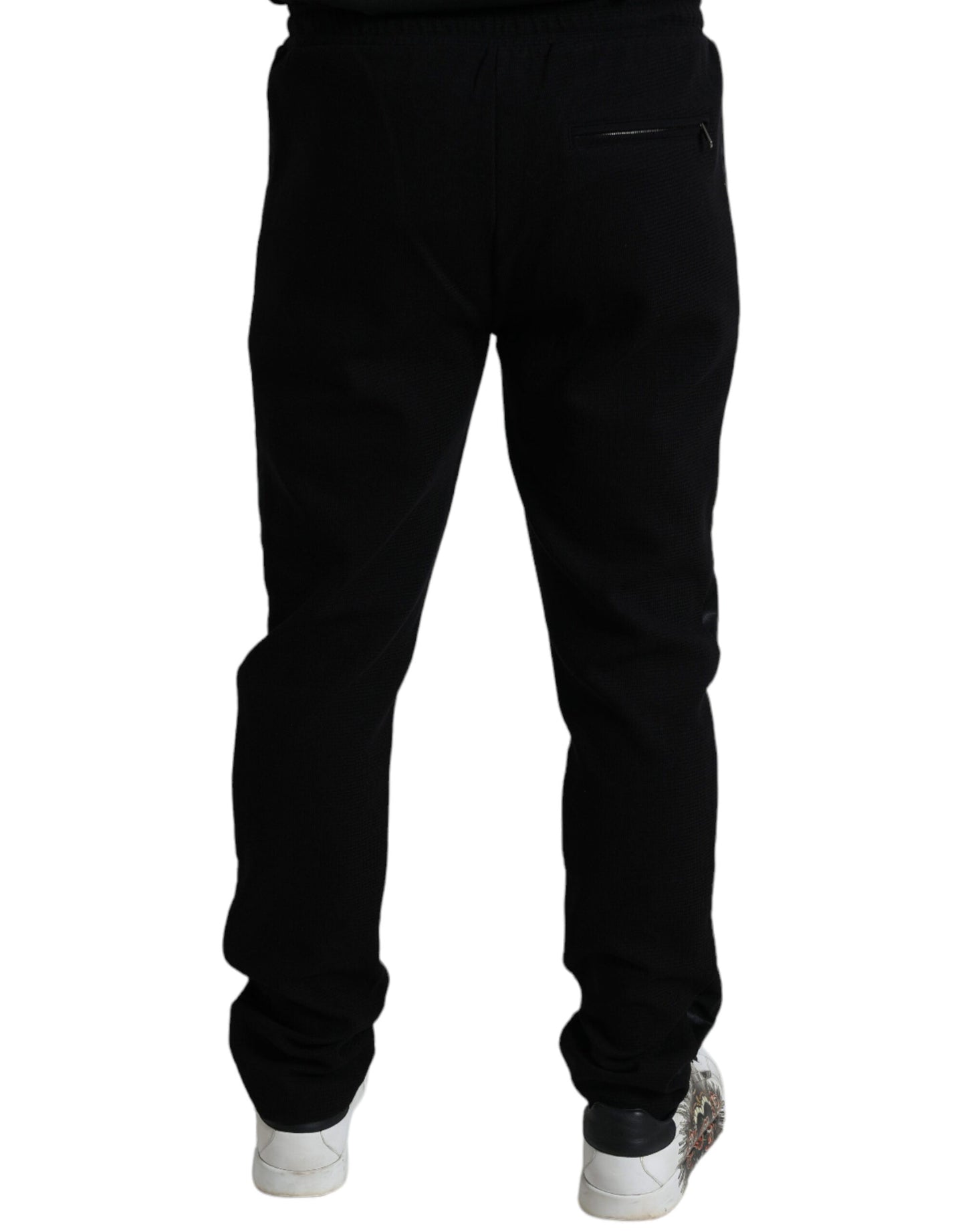 Dolce & Gabbana Black Cotton Skinny Jogger SweatMen's Men's Pants