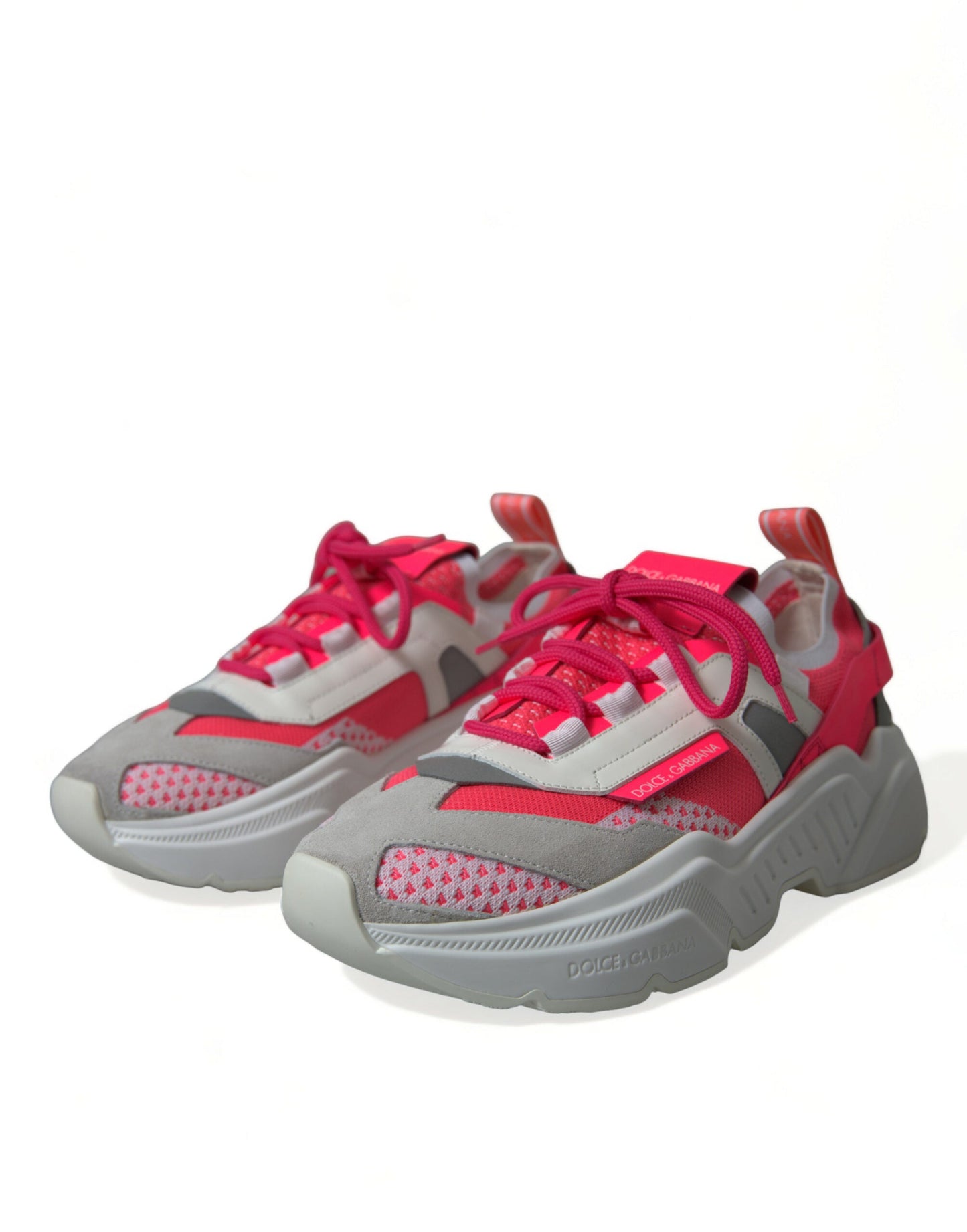 Dolce & Gabbana Multicolor Leather Daymaster Low Top Sneakers Women's Shoes