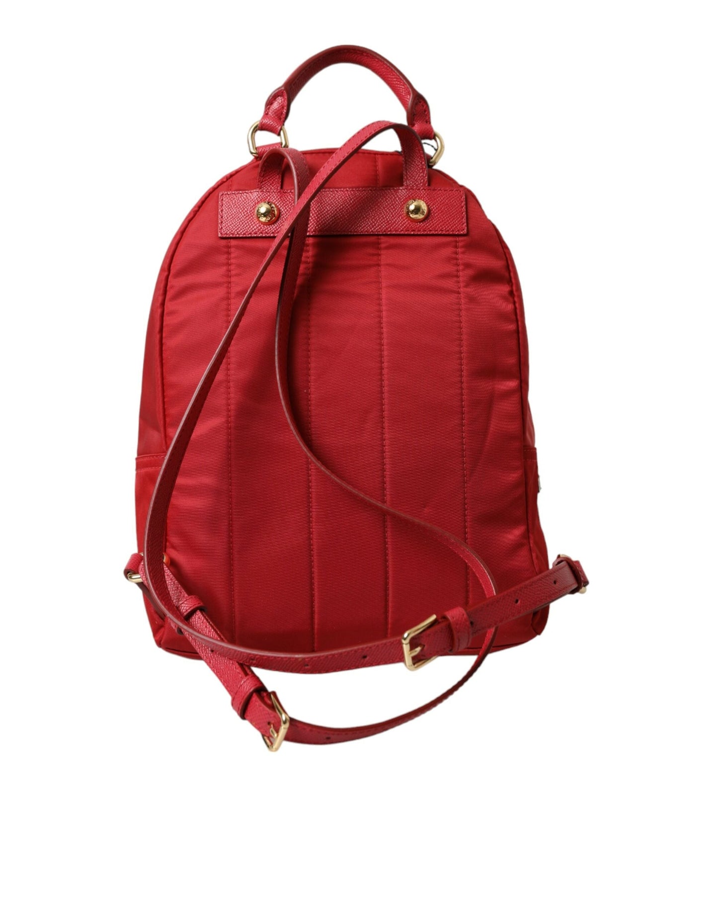 Dolce & Gabbana Red #DGFAMILY Embellished Backpack VULCANO Women's Bag