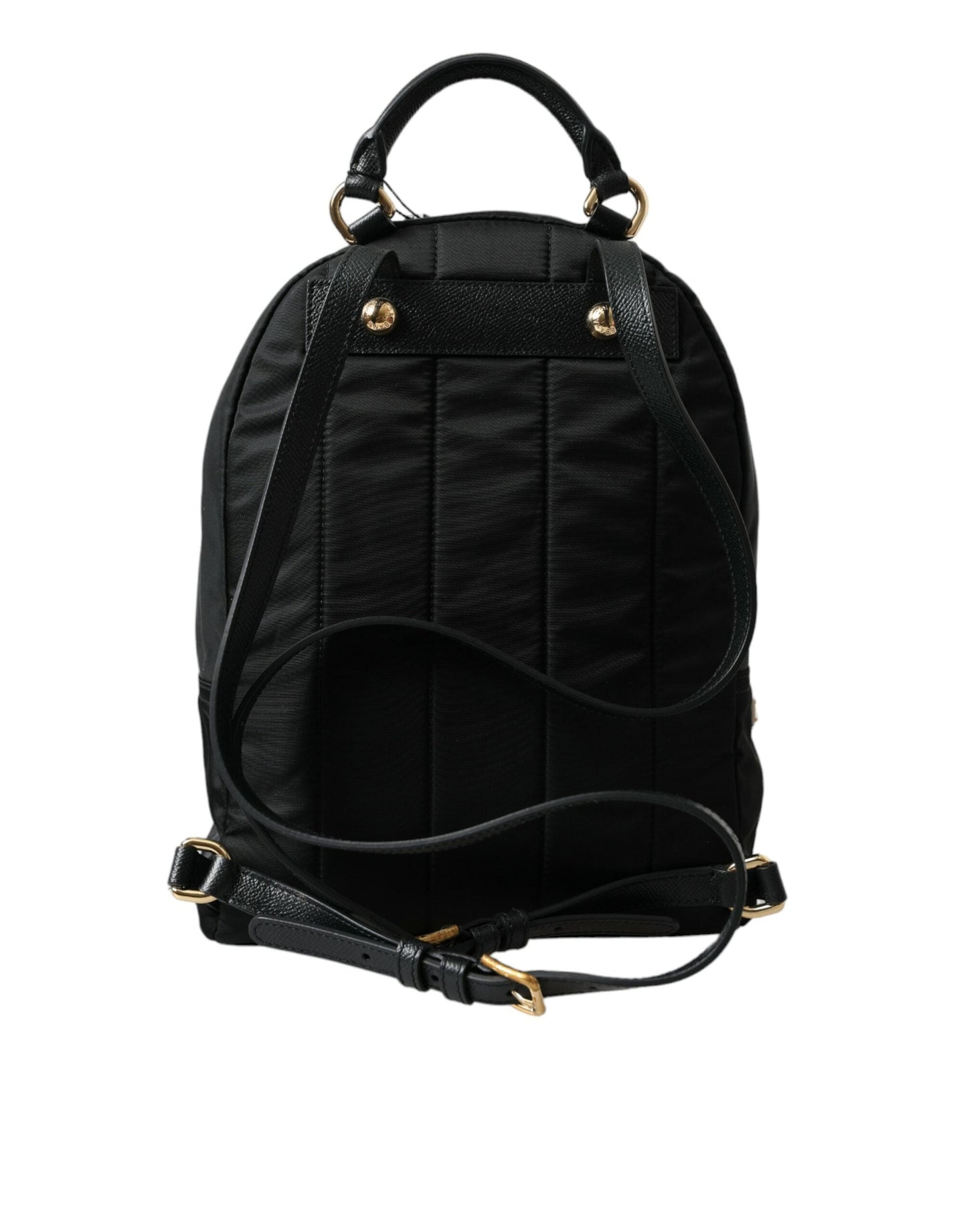 Dolce & Gabbana Black #DGFAMILY Embellished Backpack VULCANO Women's Bag