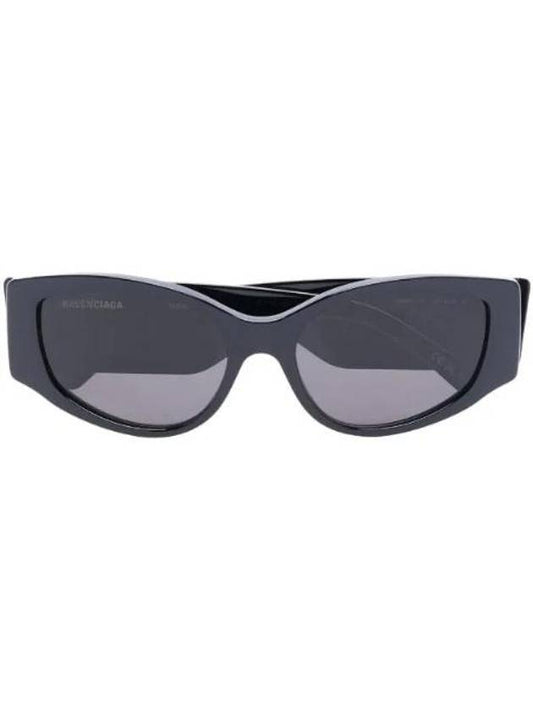 Balenciaga Eyewear Logo Print Square Frame Sunglasses BB0258S