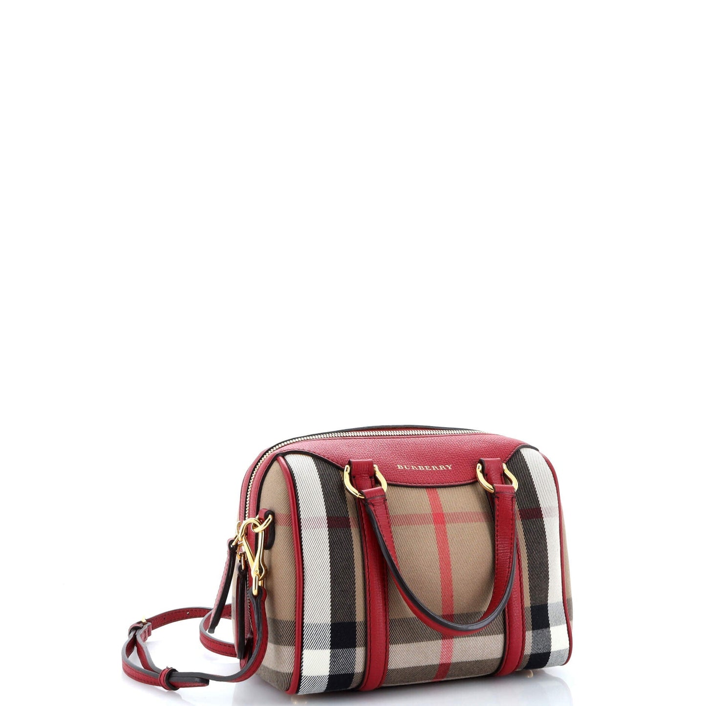 Alchester Convertible Satchel House Check Canvas Small