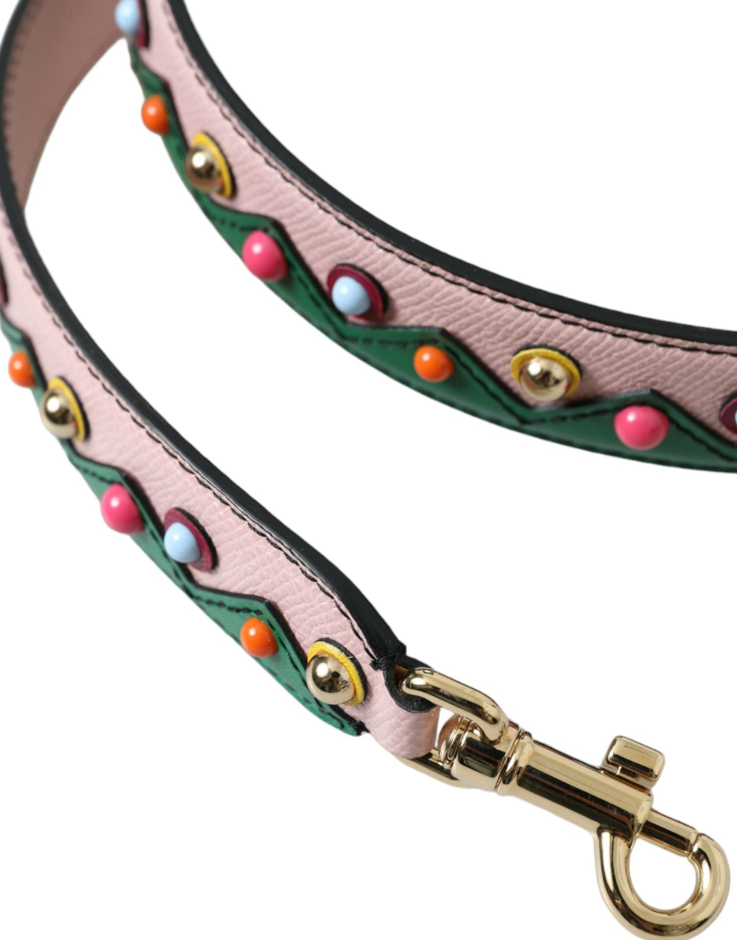 Dolce & Gabbana Pink Leather Handbag Accessory Shoulder Women's Strap