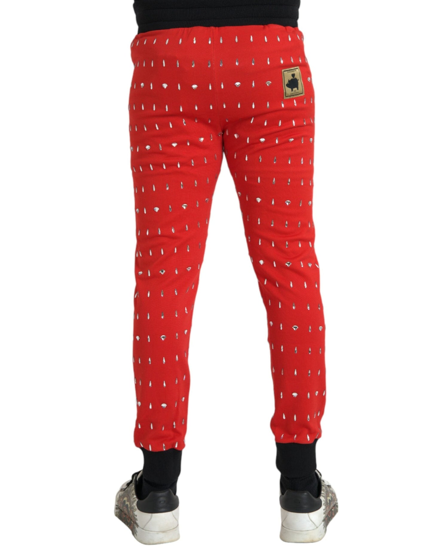 Dolce & Gabbana Red Year Of The Pig Jogger SweatMen's Men's Pants
