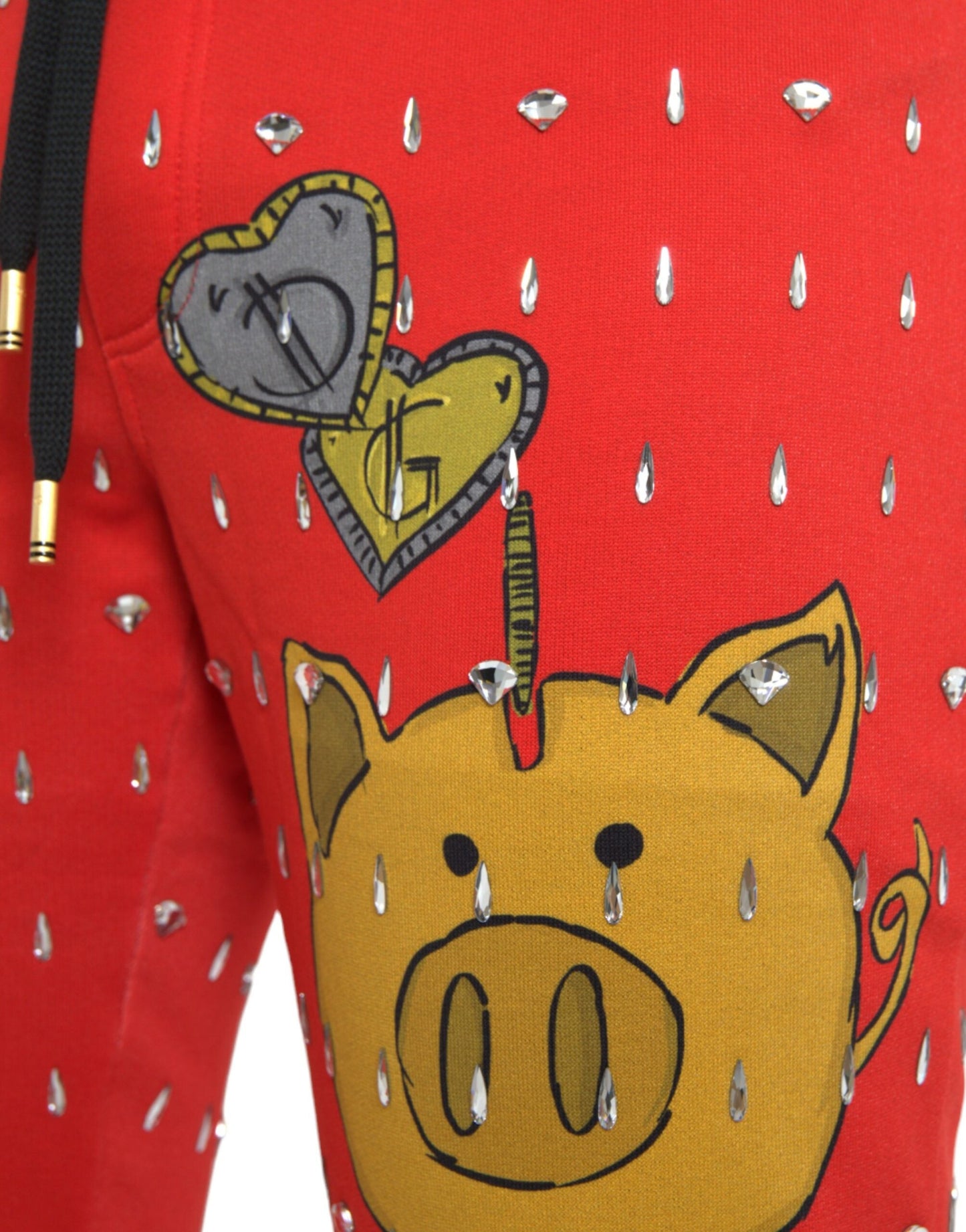 Dolce & Gabbana Red Year Of The Pig Jogger SweatMen's Men's Pants