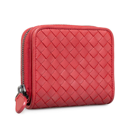 Bottega Veneta  Zip Round Mini Wallet