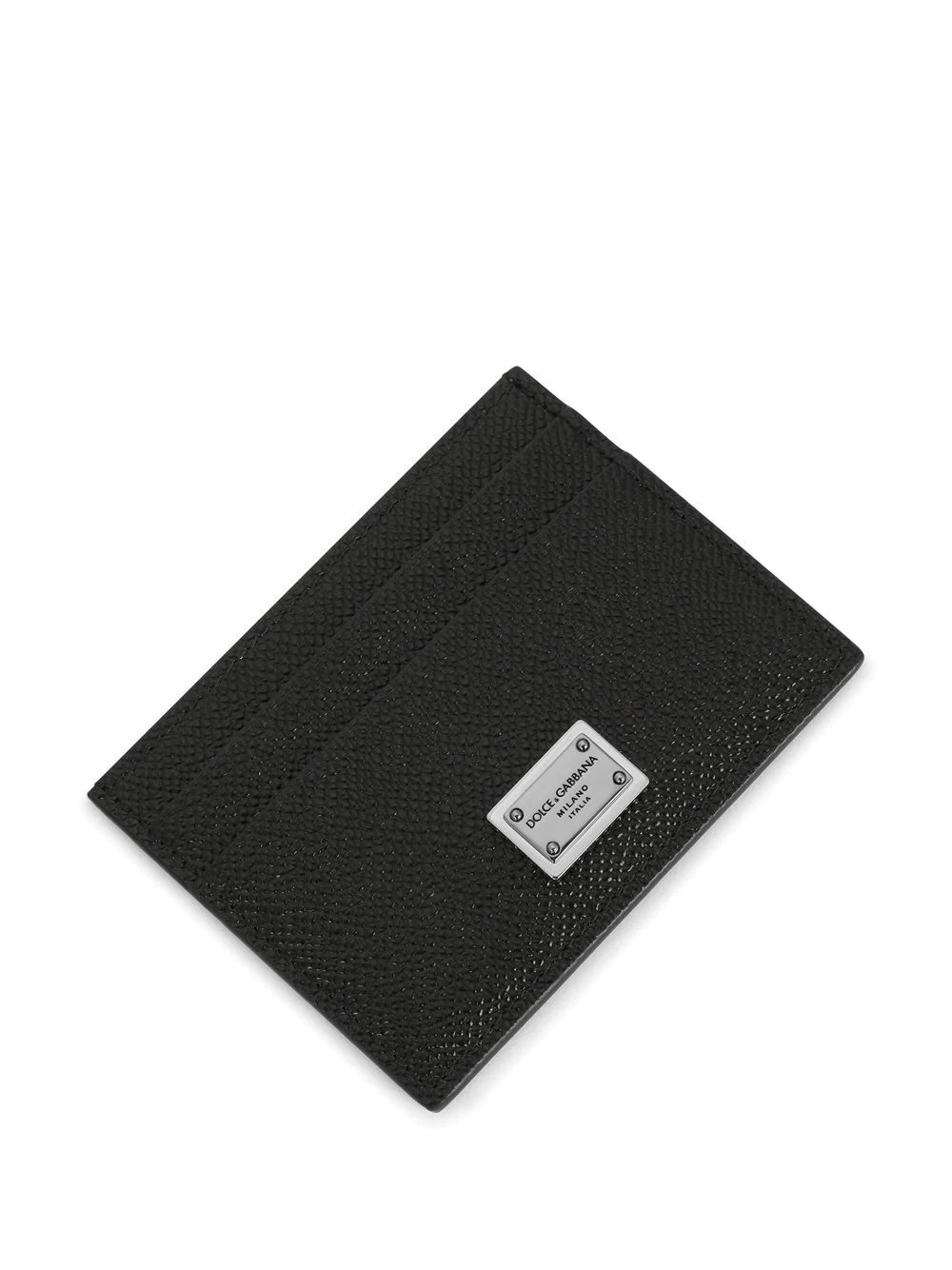 Dolce & Gabbana Men Card Holder With Logo Plaque