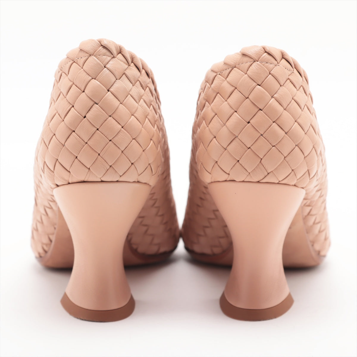 Bottega Veneta  Leather Pump 35 1/2  Beige 608850 Armond Interchart