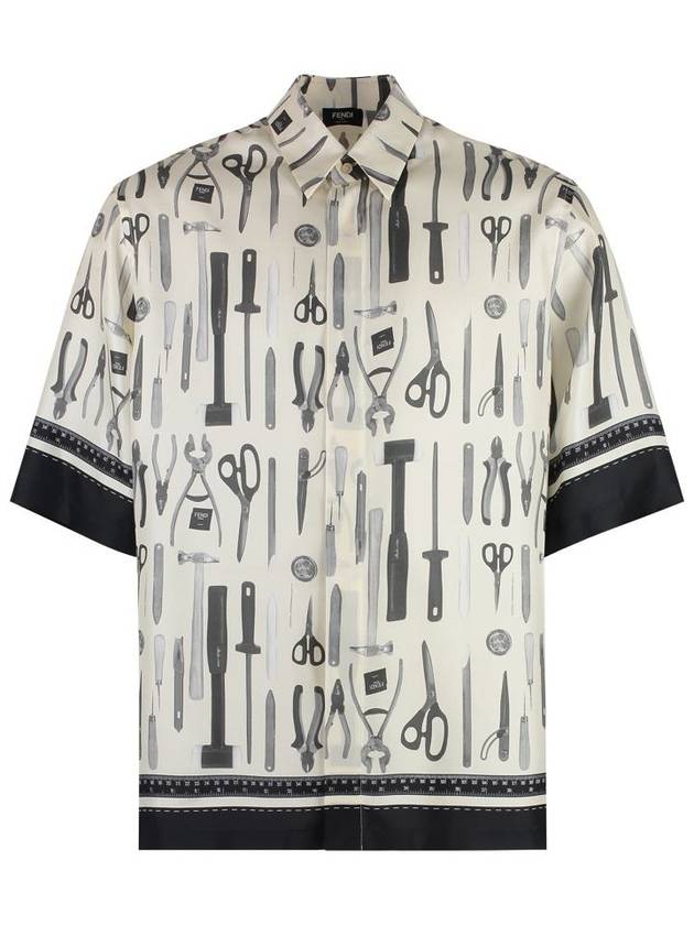 Fendi Long Sleeve Shirt FS0966AR65 F1MTG White