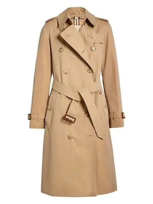 Burberry Women's Kensington Heritage Trench Coat Beige