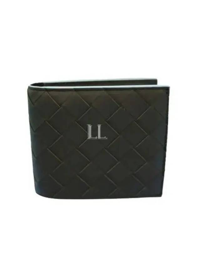 Bottega Veneta Intrecciato Half Half Wallet Brown
