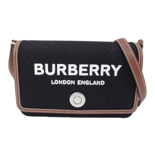 Burberry  Fabric Leather Shoulder Bag