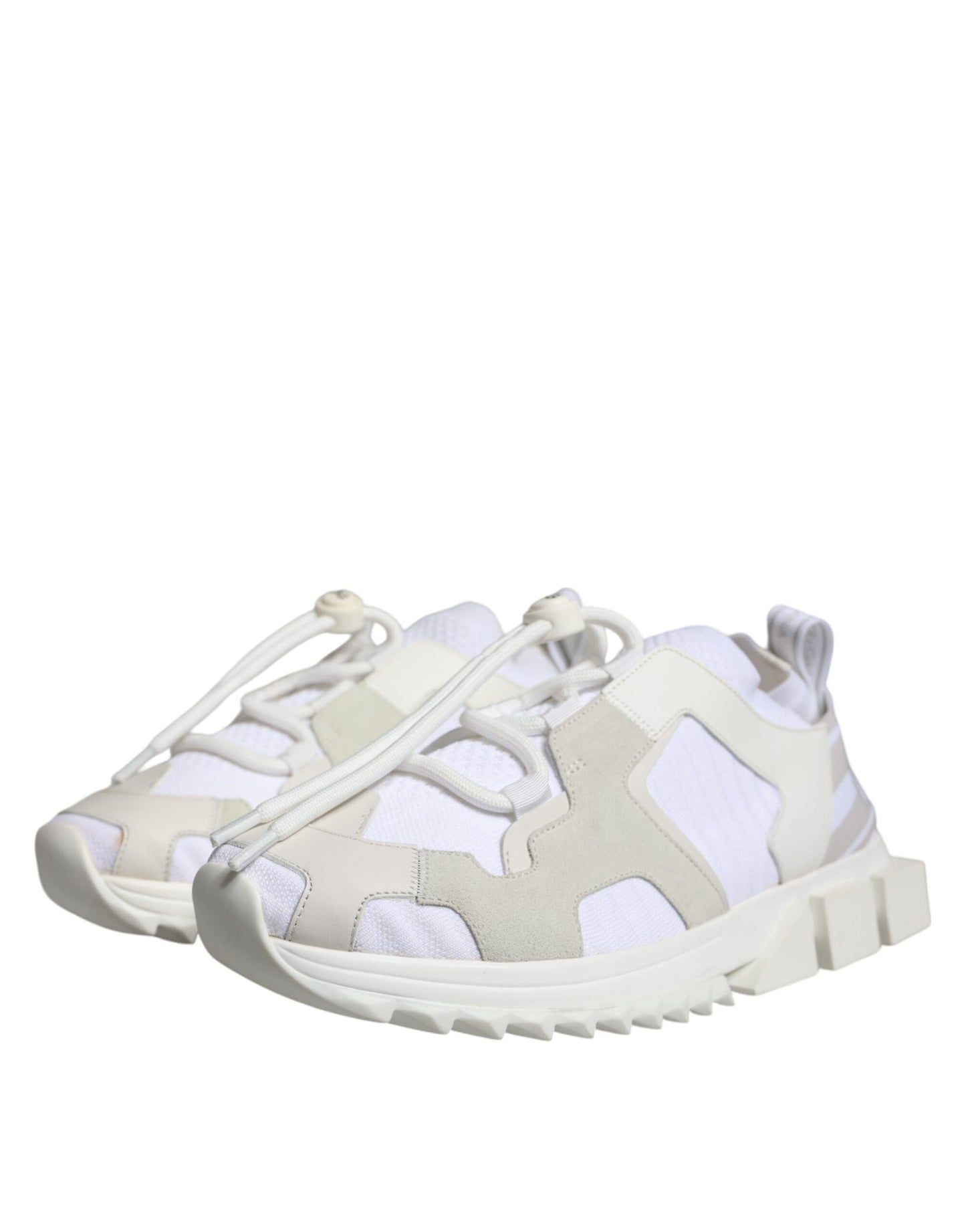 Dolce & Gabbana White Mesh Sorrento Trekking Sneakers Women's Shoes ()