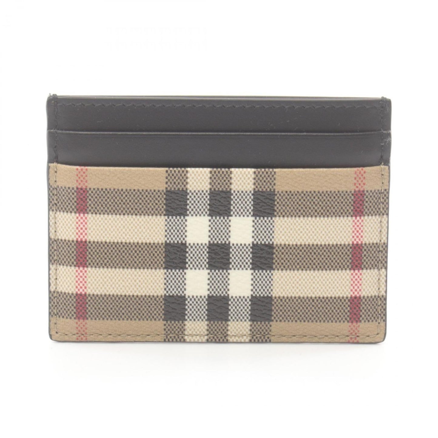 Burberry    Coated Canvas Leather Business Card Case ()