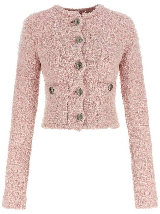 Balenciaga Balenciaga Cropped Tweed Cardigan