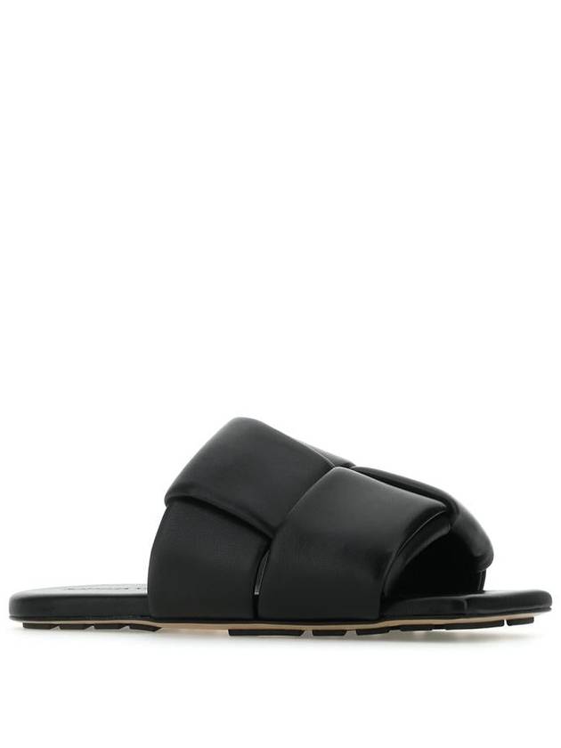Bottega Veneta Men's Patch Mule Slippers Black