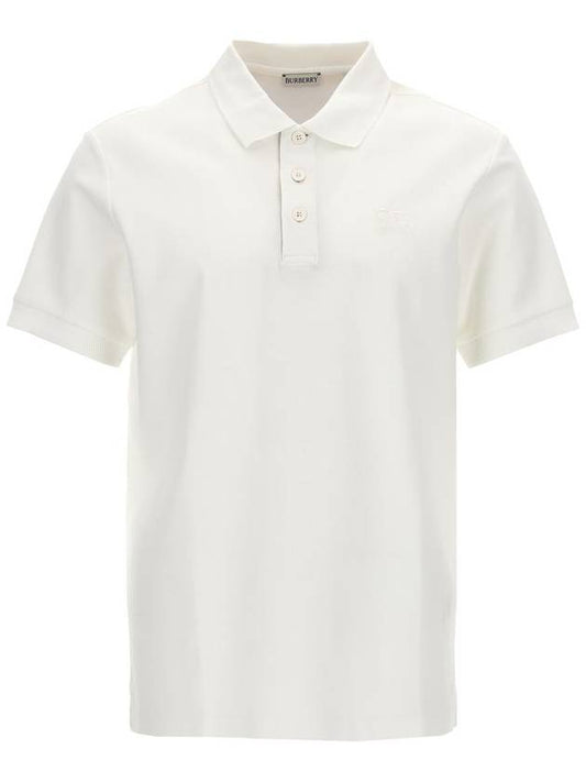 Burberry Burberry Logo Embroidery Polo Shirt