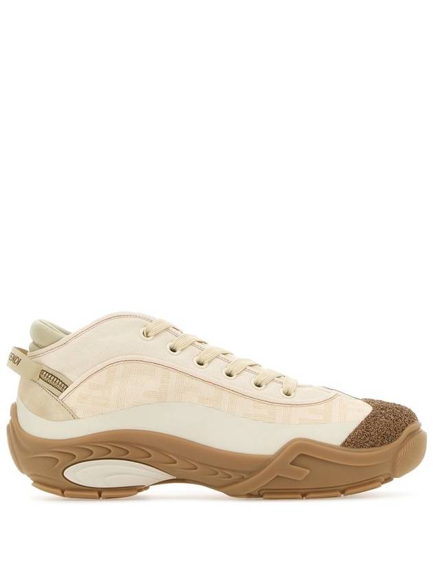 Fendi Lab Low Top Sneakers Beige