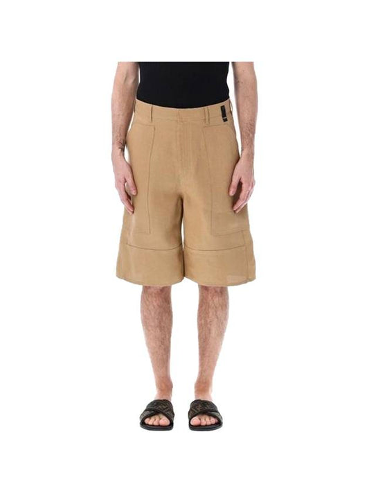 Fendi Bermuda Shorts Beige