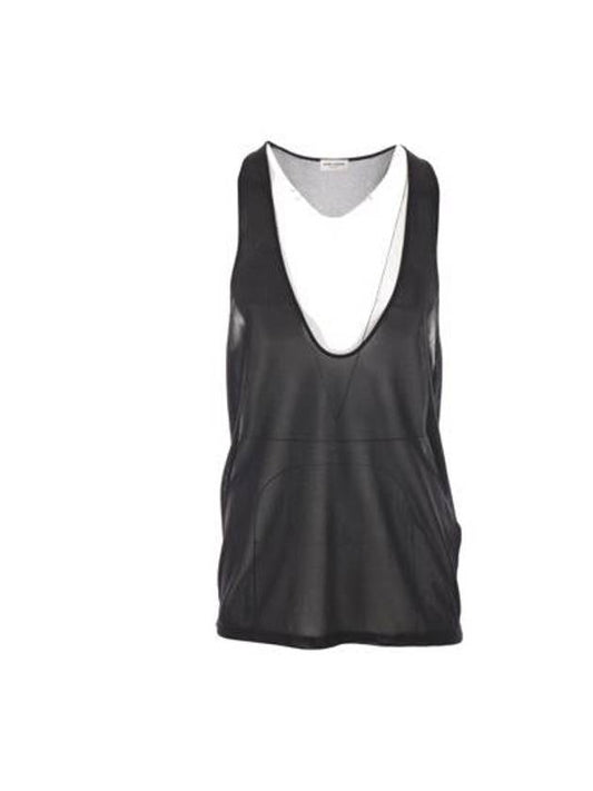 Saint Laurent Long Sleeve T-Shirt 777517Y75ZA1000 Black