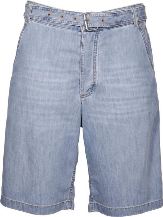 Bottega Veneta Denim Shorts Light Bleach