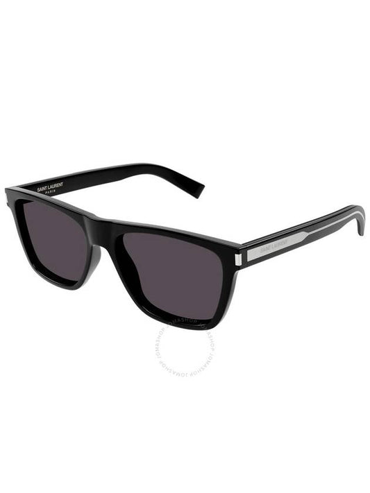 Saint Laurent Saint Laurent Grey Browline Men's Sunglasses SL 619 001 56