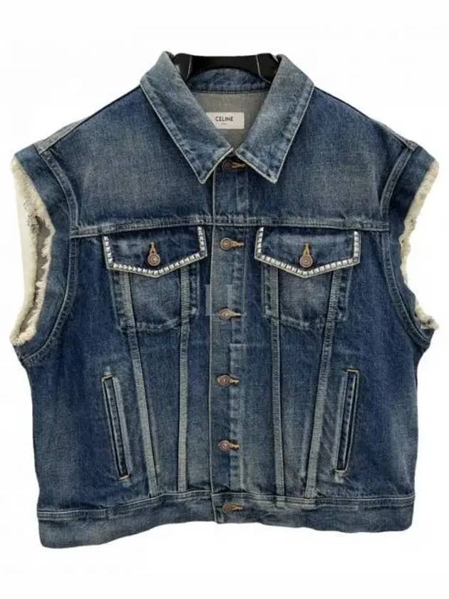 CELINE Trucker Denim Jacket Blue