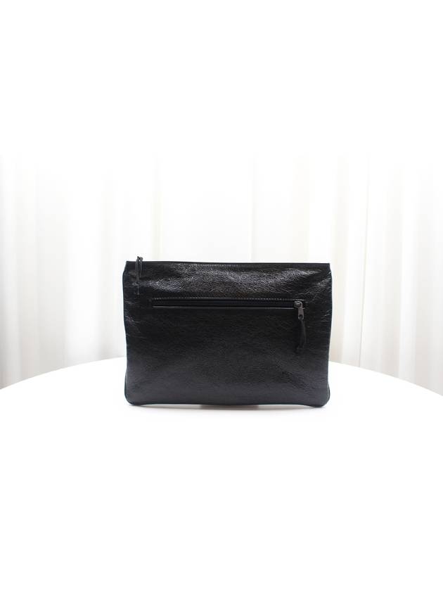 Balenciaga Explore Black Leather Clutch 535334