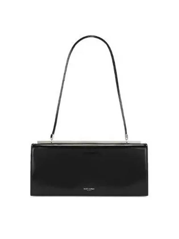 Saint Laurent Tanky Logo Shoulder Bag Black