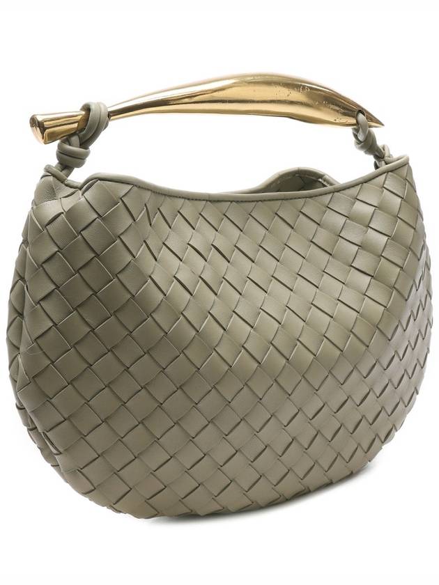 Bottega Veneta Sardine Intrecciato Tote Bag Khaki