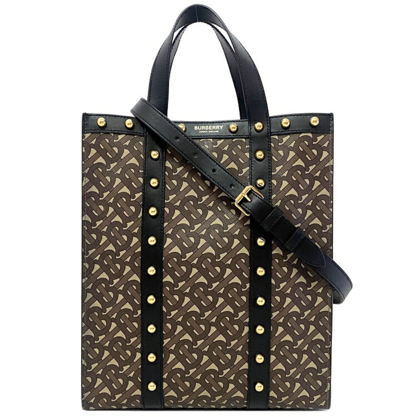 Burberry    Pvc Leather Handbag Shoulder Bag Tote Bag ()