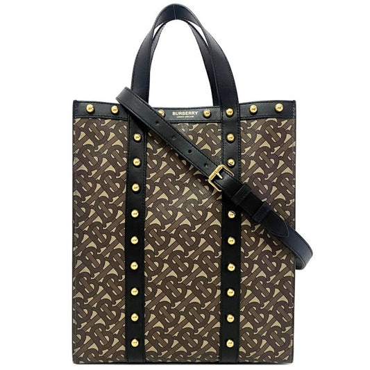 Burberry    Pvc Leather Handbag Shoulder Bag Tote Bag ()