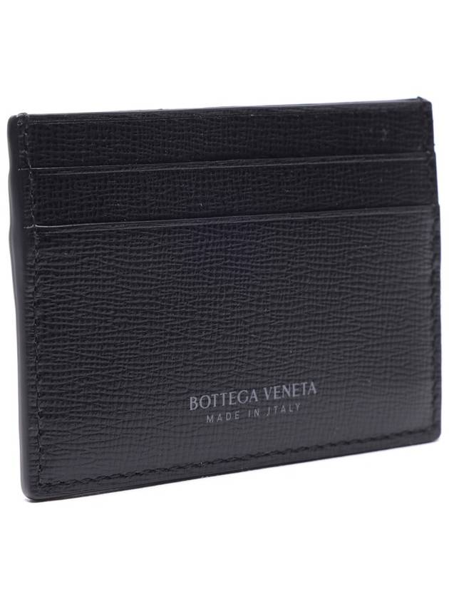 Bottega Veneta Logo Card Wallet Black