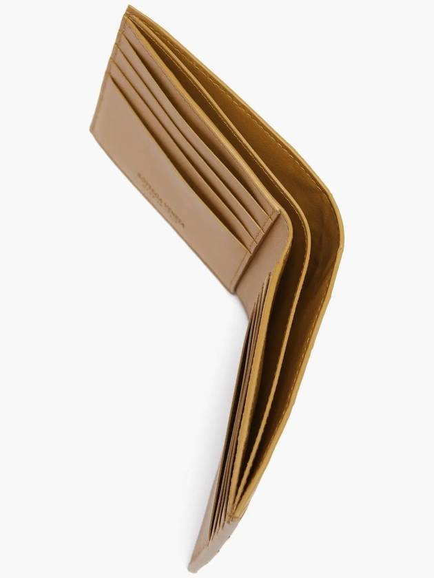 Bottega Veneta Intrecciato Bifold Half Wallet Acorn