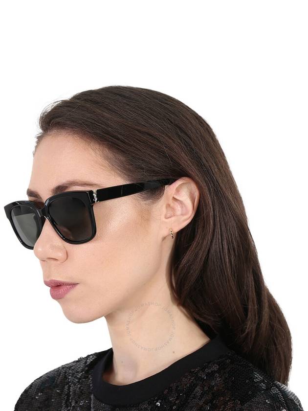 Saint Laurent Saint Laurent Grey Square Ladies Sunglasses SL M40 003 54