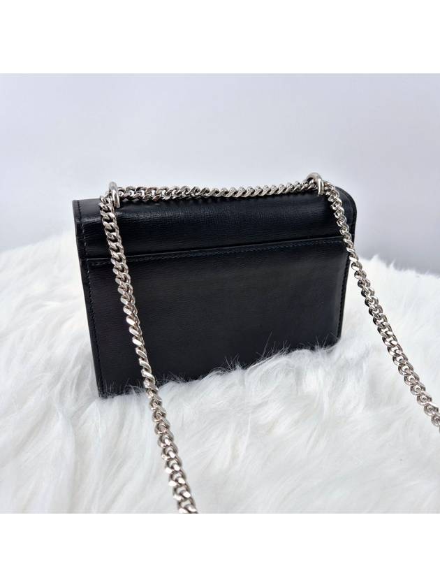 Saint Laurent Mini silver sunset bag cross black 452157