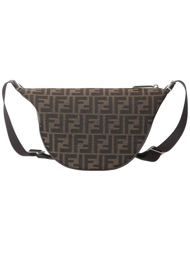 Fendi Melon FF Jacquard Small Shoulder Bag Brown