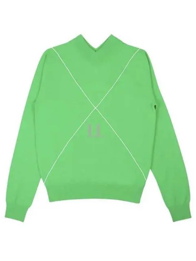 Bottega Veneta Contrast Stitch Wool Knit Top Paraket