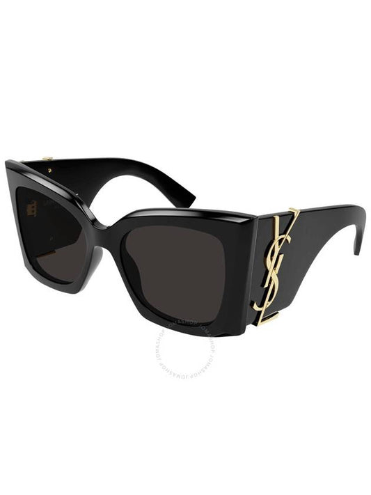 Saint Laurent Saint Laurent Dark Grey Butterfly Ladies Sunglasses SL M119 BLAZE 001 54