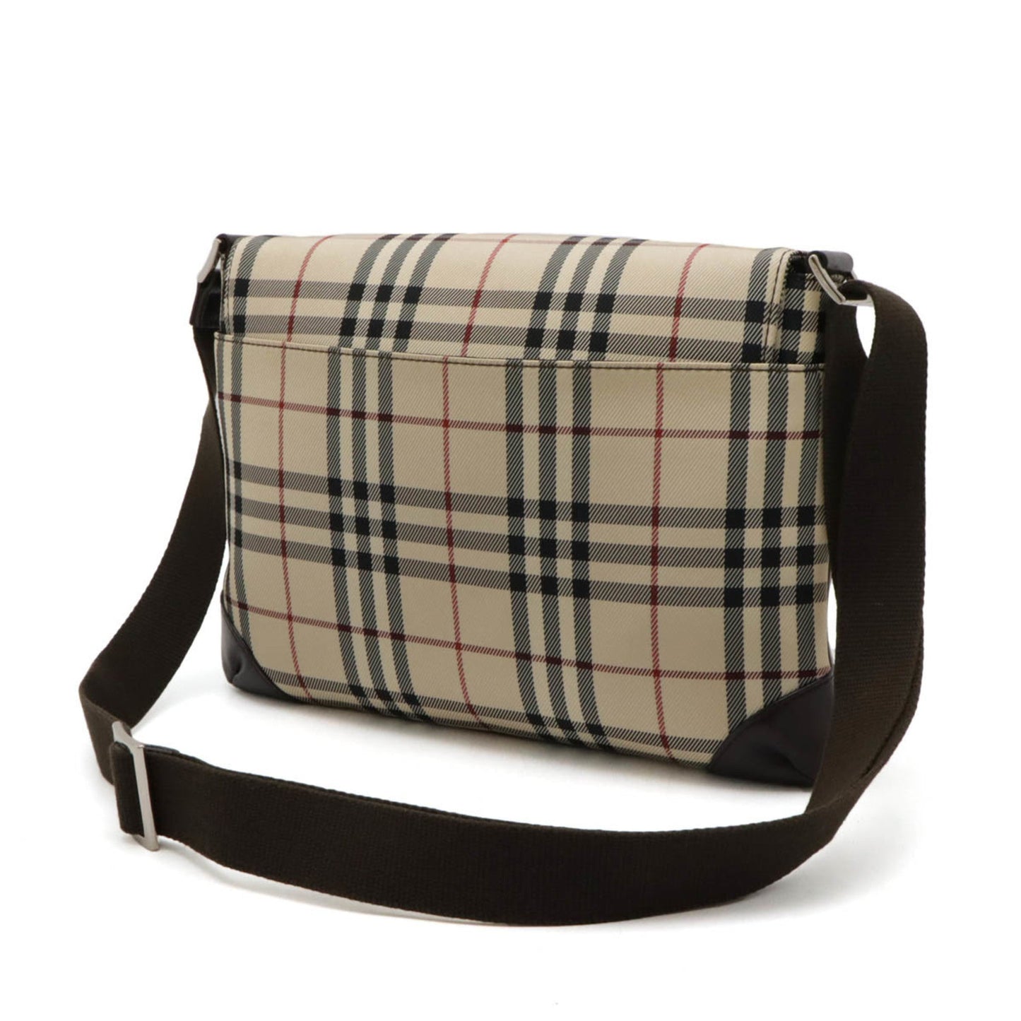 Burberry    Nylon Canvas Leather Shoulder Bag ()