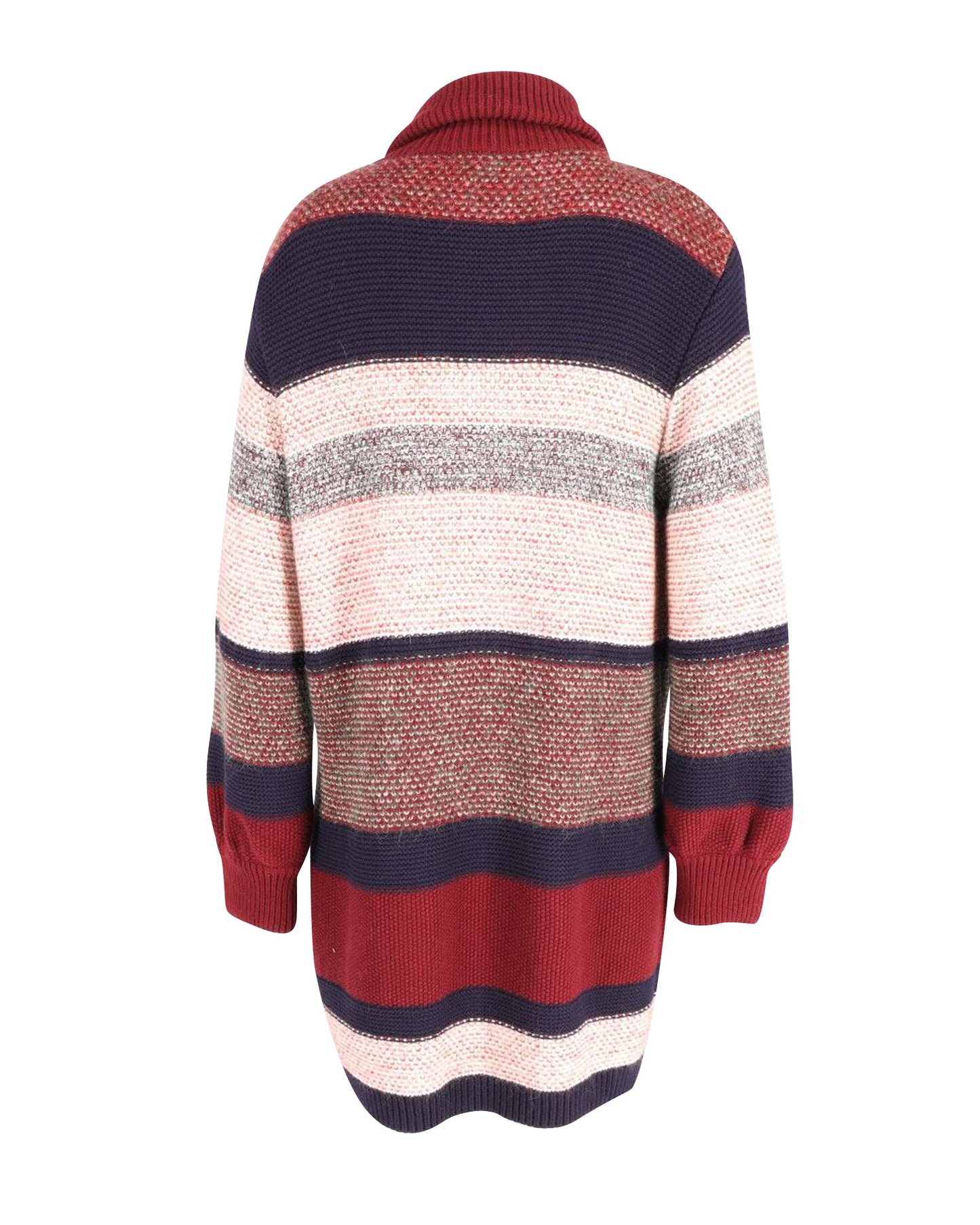 Chloe Striped Cardigan in Multicolor Mohair