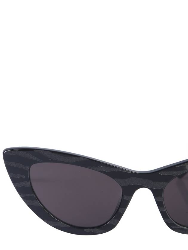 Saint Laurent Logo Cat Eye Sunglasses Black