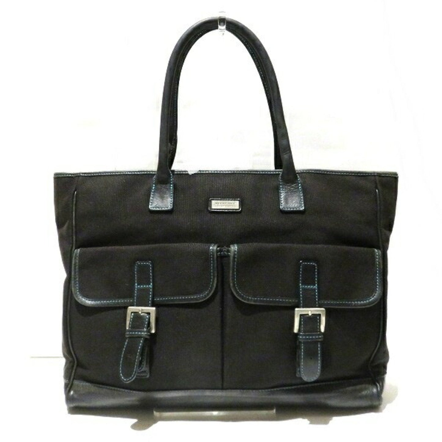 Burberry  Canvas Leather Tote Bag ()